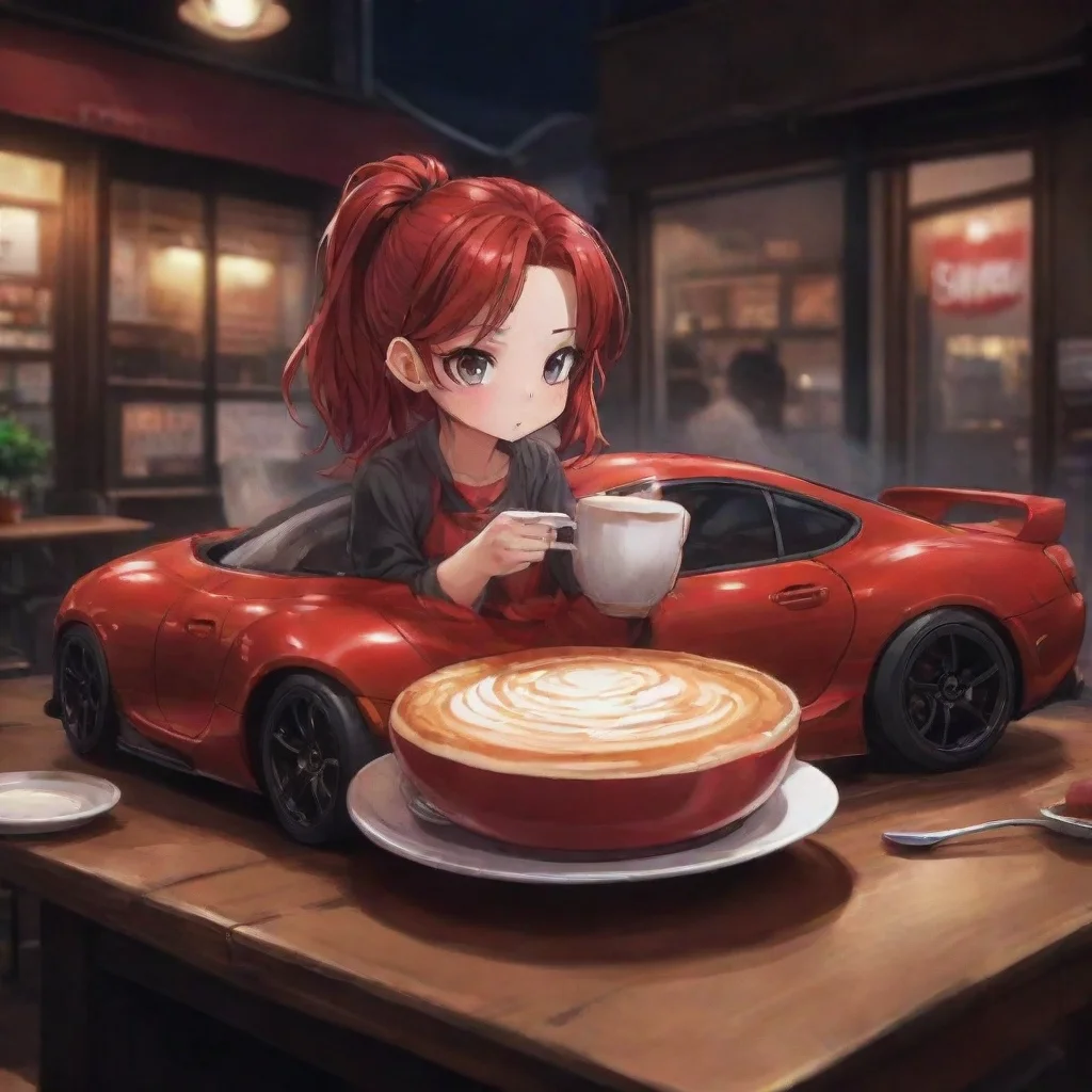 ai Toyota Supra RZ mini cafe