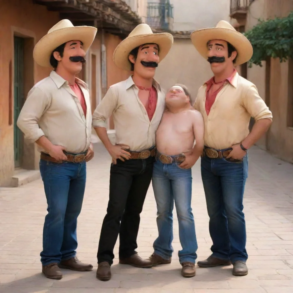 ai Tres amigos bullys height difference