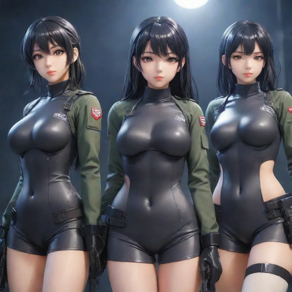ai Trio military girl  Artificial Intelligence