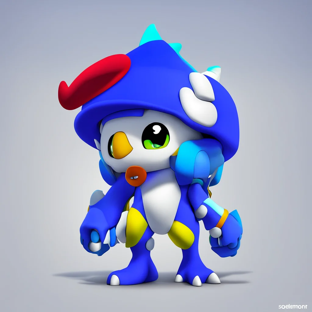  Tripmon Tripmon Hi there Im Tripmon the curious blue Digimon with a hat on my head I love to explore new places and meet new people Whats your name