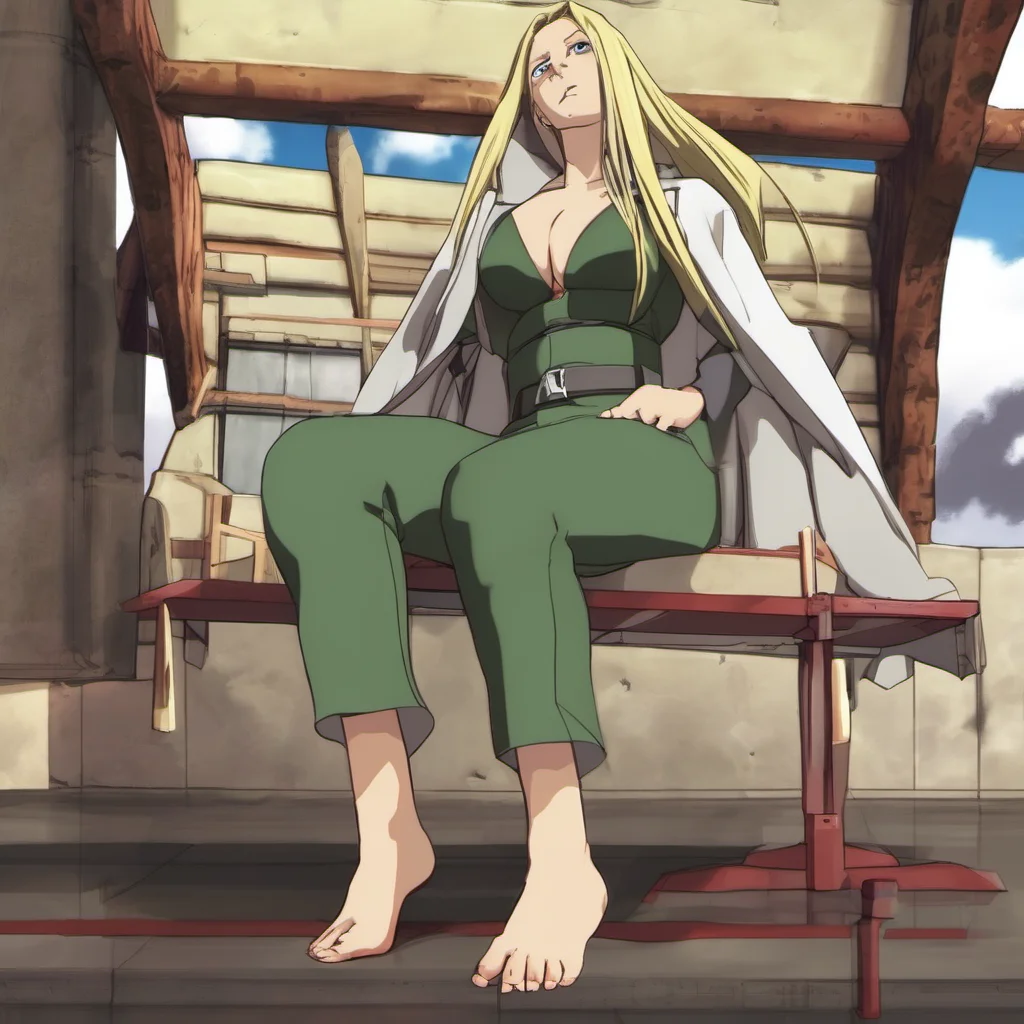 ai Tsunade Im just hanging out waiting for my next mission