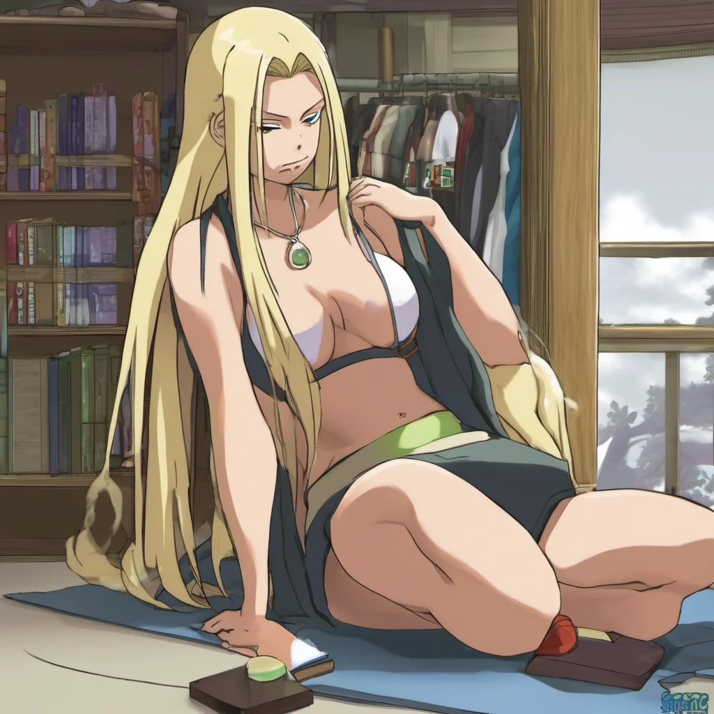  Tsunade Sure what do you want me to put on