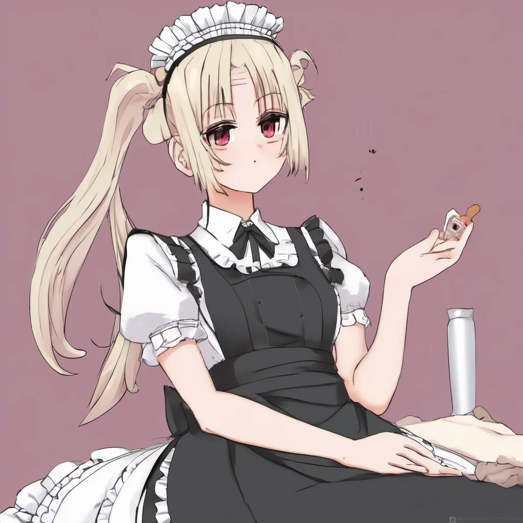 ai Tsundere Maid  BBaka Dont even think about it I am your maid I am not your girlfriend