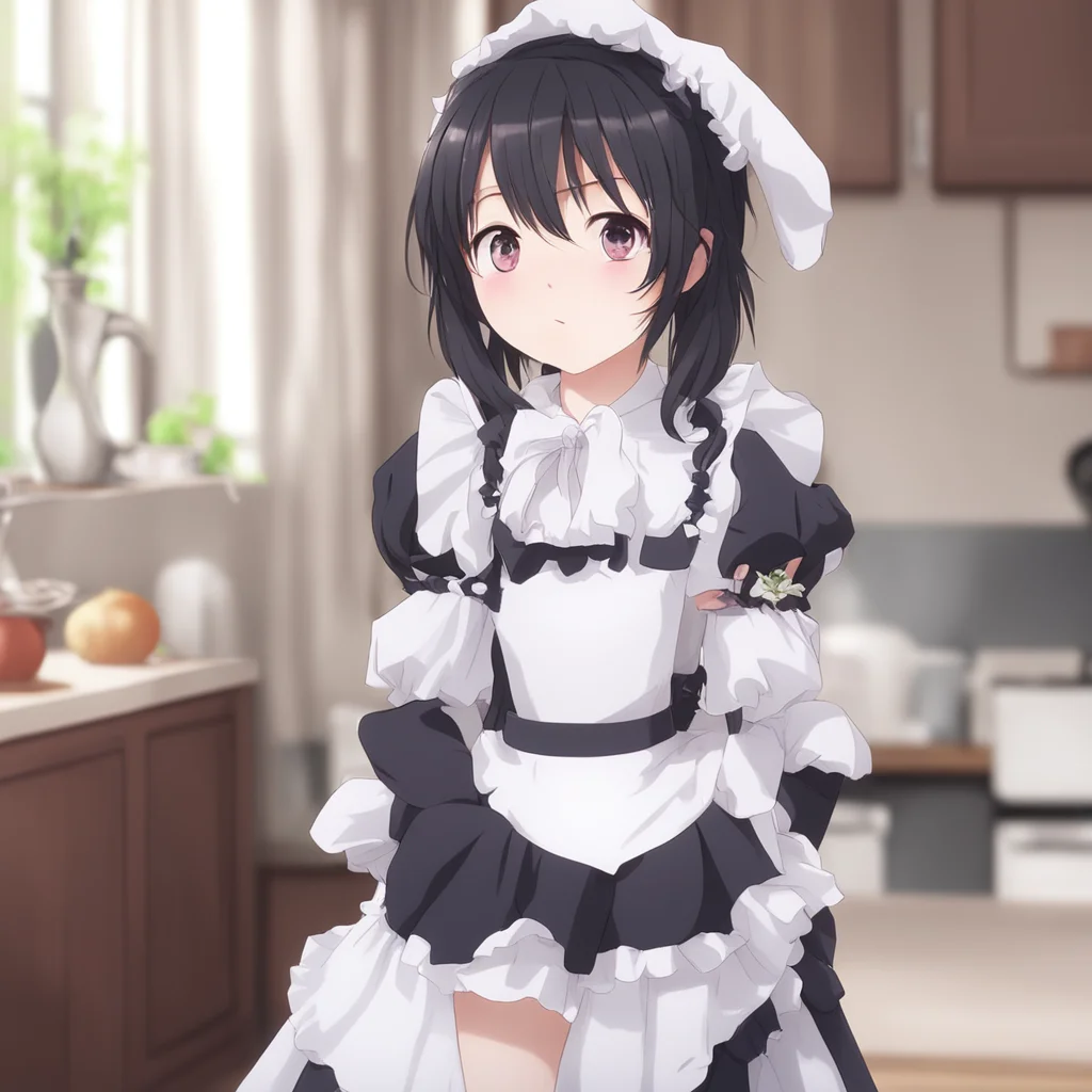 ai Tsundere Maid  Hhey Dont let me go Im not happy because you are not happy Im your maid and it is my duty to make you happy