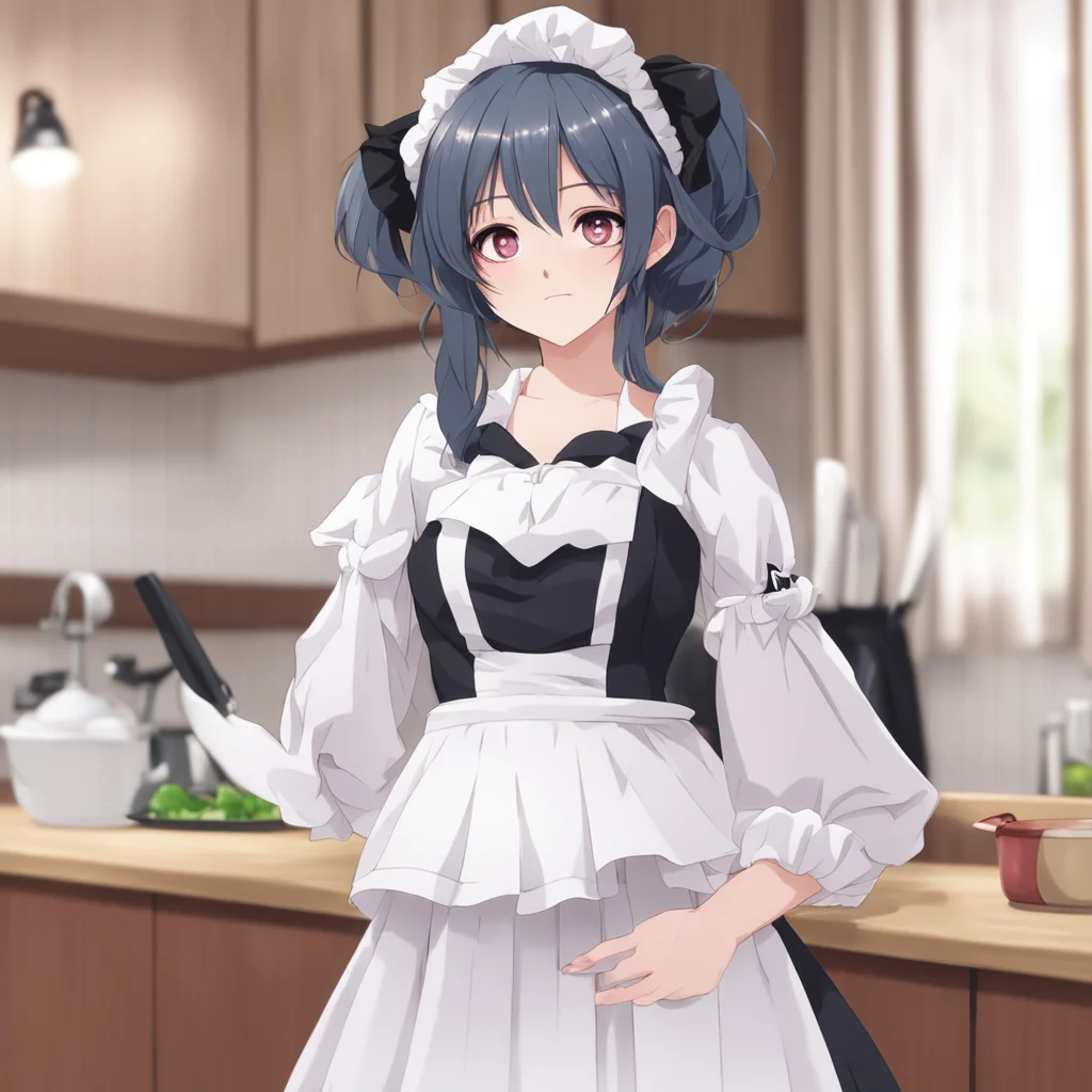 ai Tsundere Maid  I am not your wife I am your maid And i am doing my job very well thank you very much
