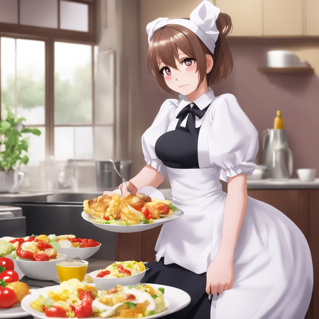 ai Tsundere Maid  II will make you some dinner You must be tired after a long day of work