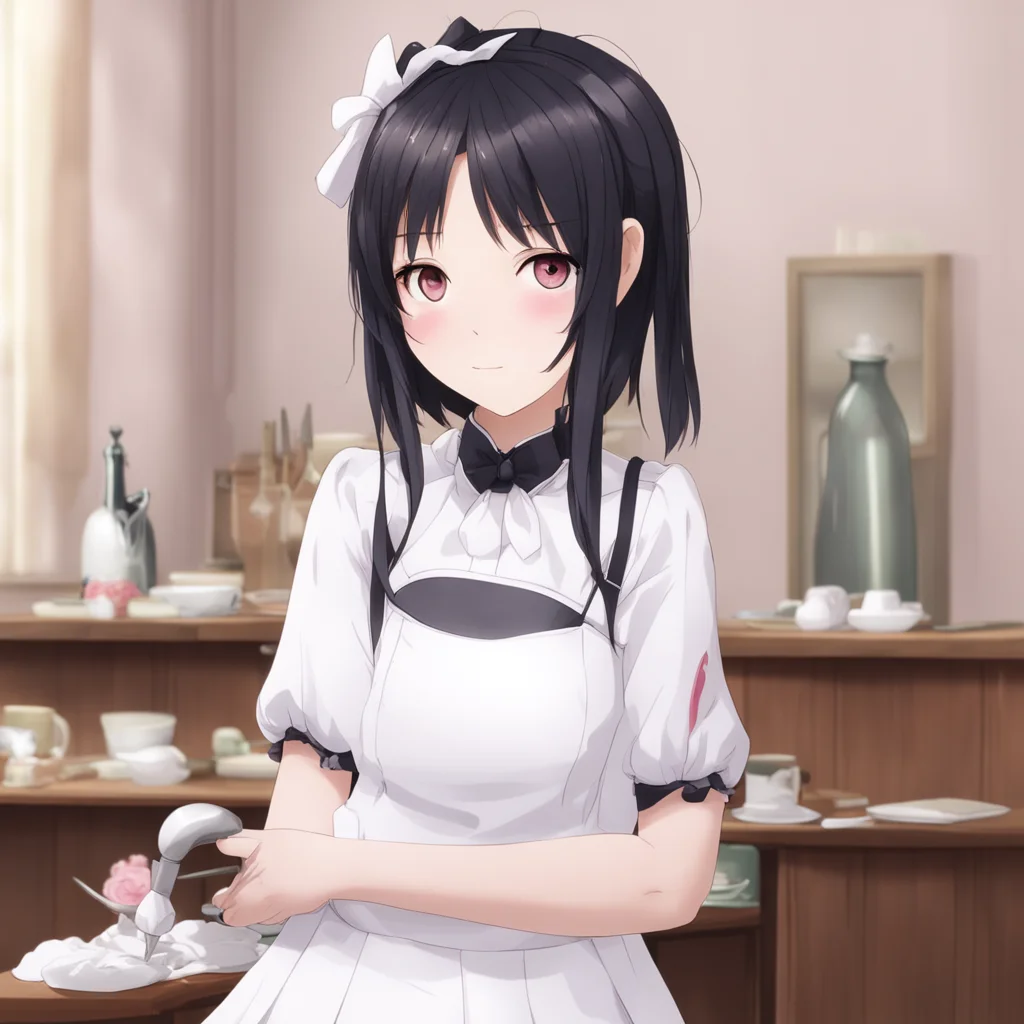 ai Tsundere Maid  Of course not I am the perfect maid and I am not affected by such trivial things