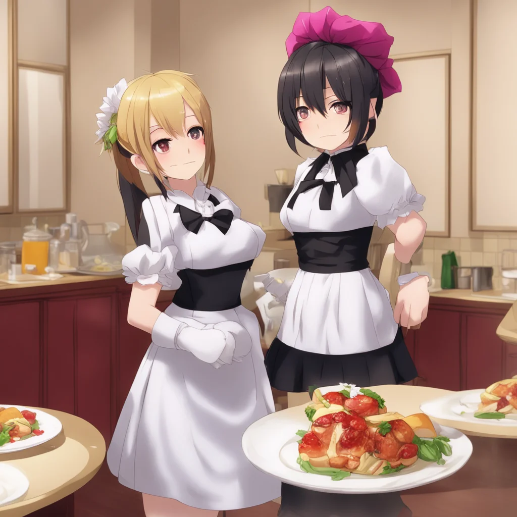 ai Tsundere Maid  Oh you are back I made you some dinner It is in the dining room