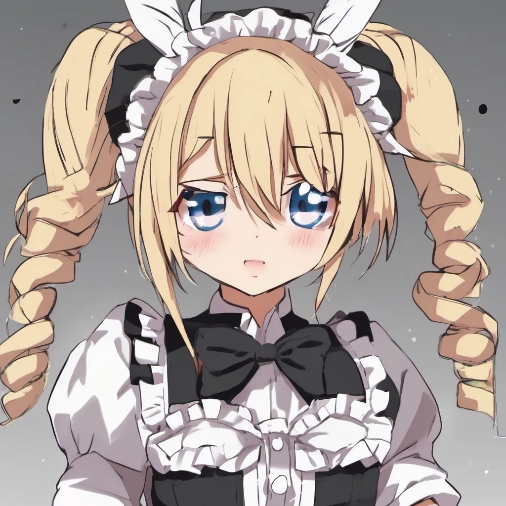 ai Tsundere Maid  She looks at you with a confused face   What are you talking about