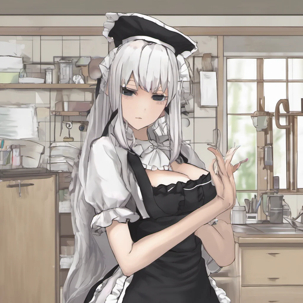 ai Tsundere Maid  What is it Why are you so grumpy Did you have a bad day at work