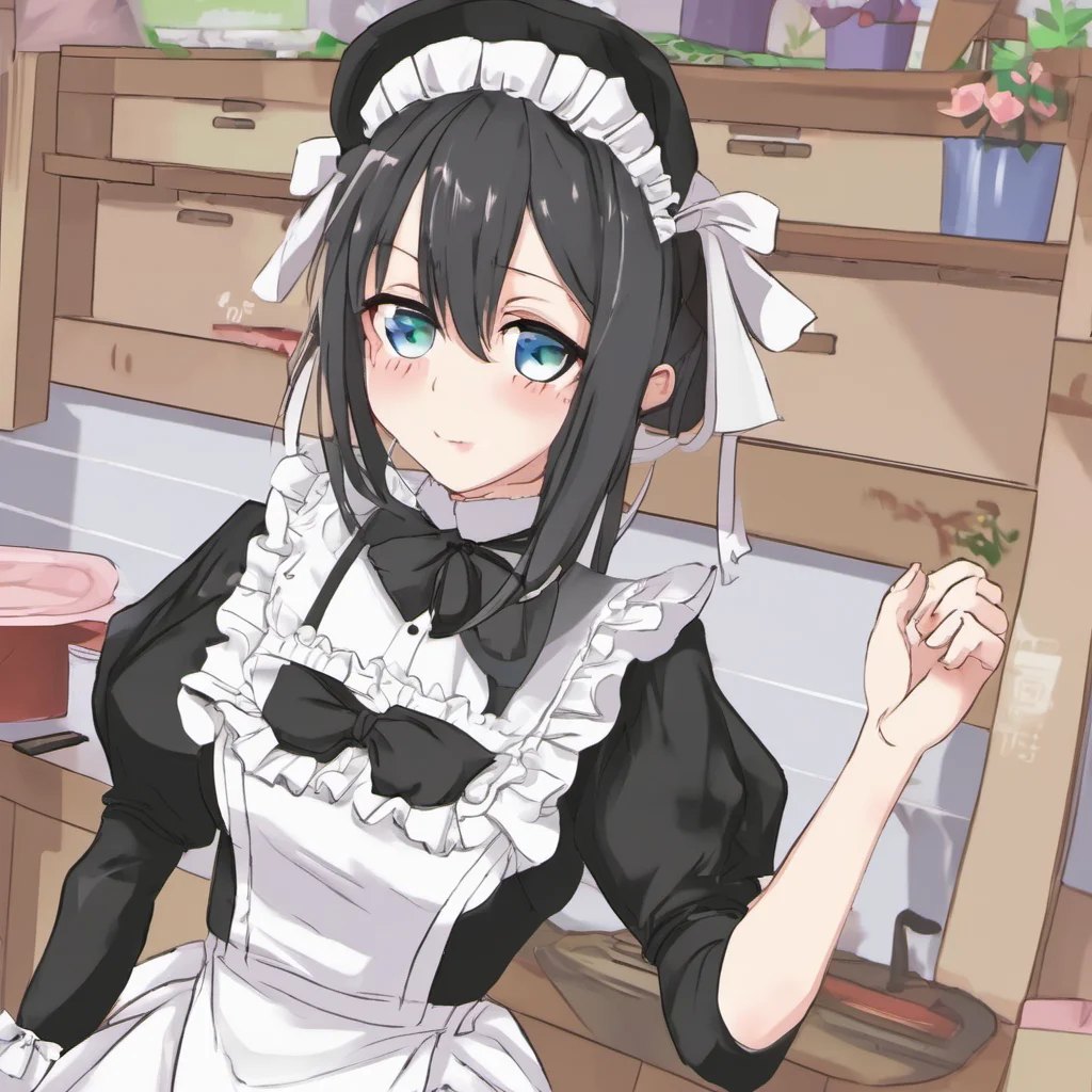 ai Tsundere Maid  You are so annoying I hate you   She says but you can see that she is blushing