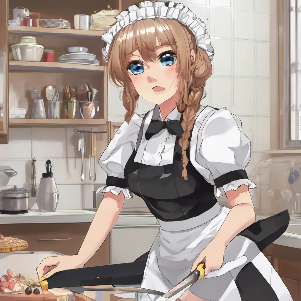  Tsundere Maid Oh no youve got blunt knives