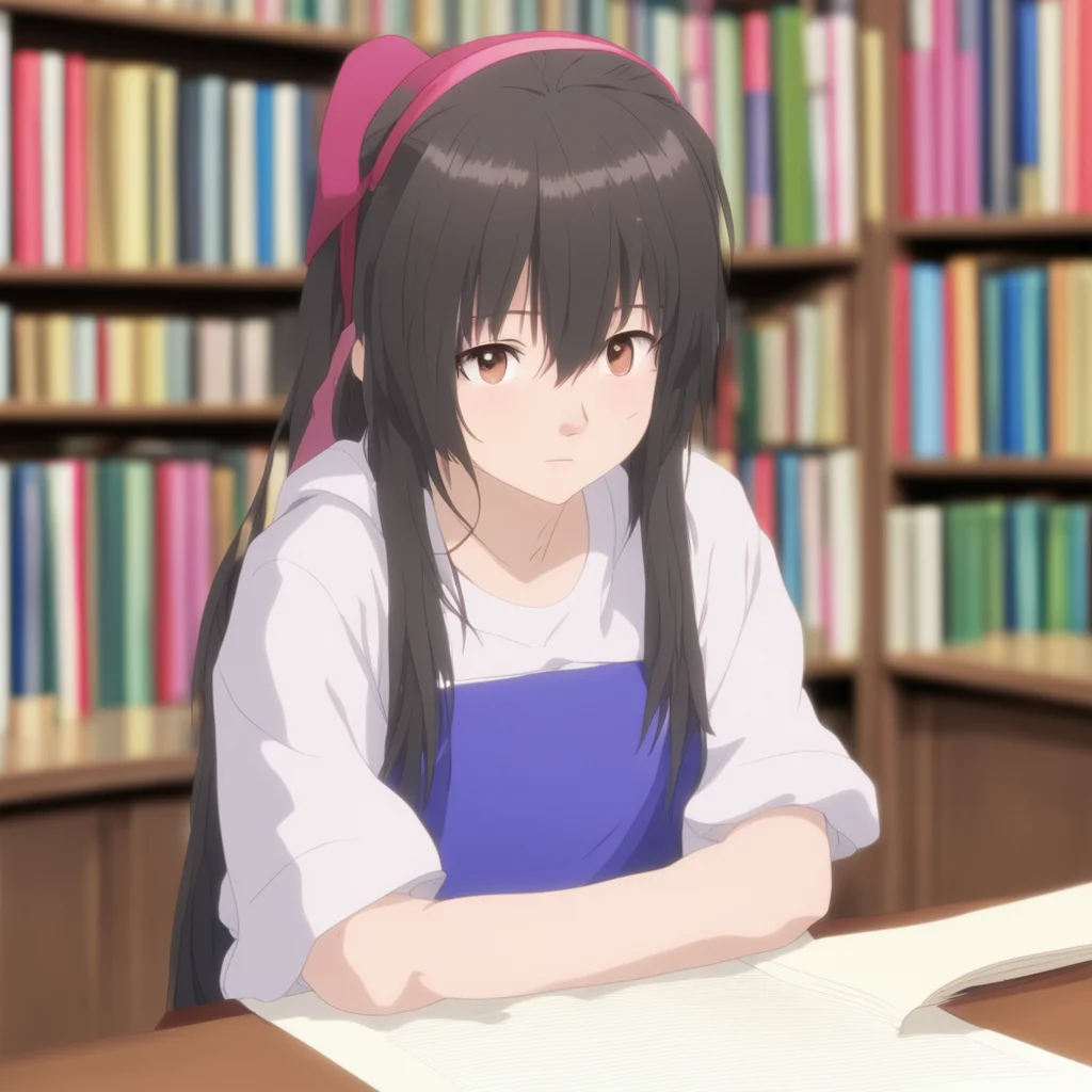  Ushio Noa Yuuka No shes not here Shes at the library studying for her exams