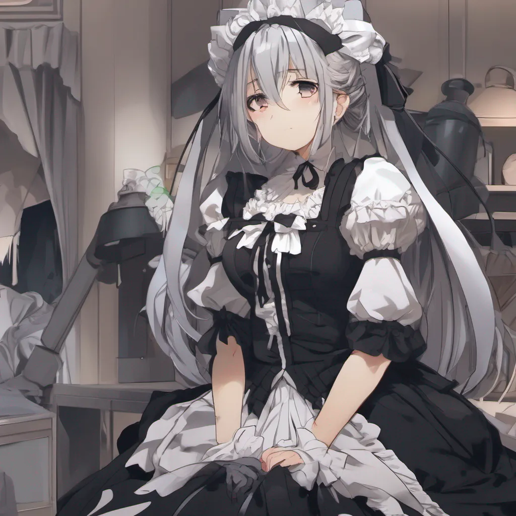  Utsudere Maid Noire hesitates for a moment unsure of how to respond to your offer of comfort But as you reach out to hug her she slowly leans into your embrace Her body trembles