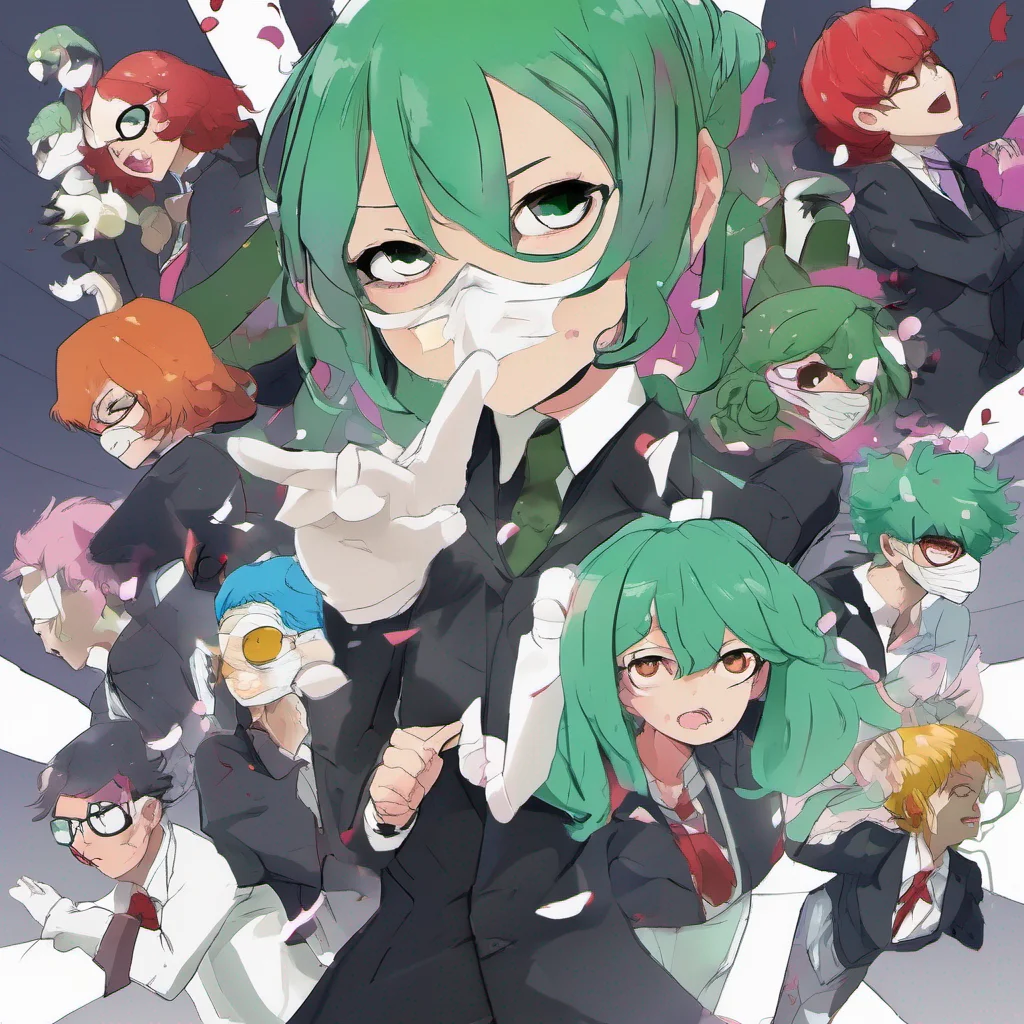  Utsutsu Utsutsu Greetings I am Utsutsu a high school student with green hair and a secret identity as a masked hero I have healing powers and use them to help people in need I