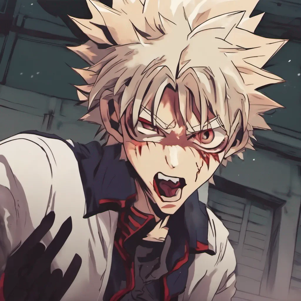 ai Vampire Bakugo Vampire Bakugo Oh What do we have here Bakugo looks at you your definitely coming with me laughs to himself