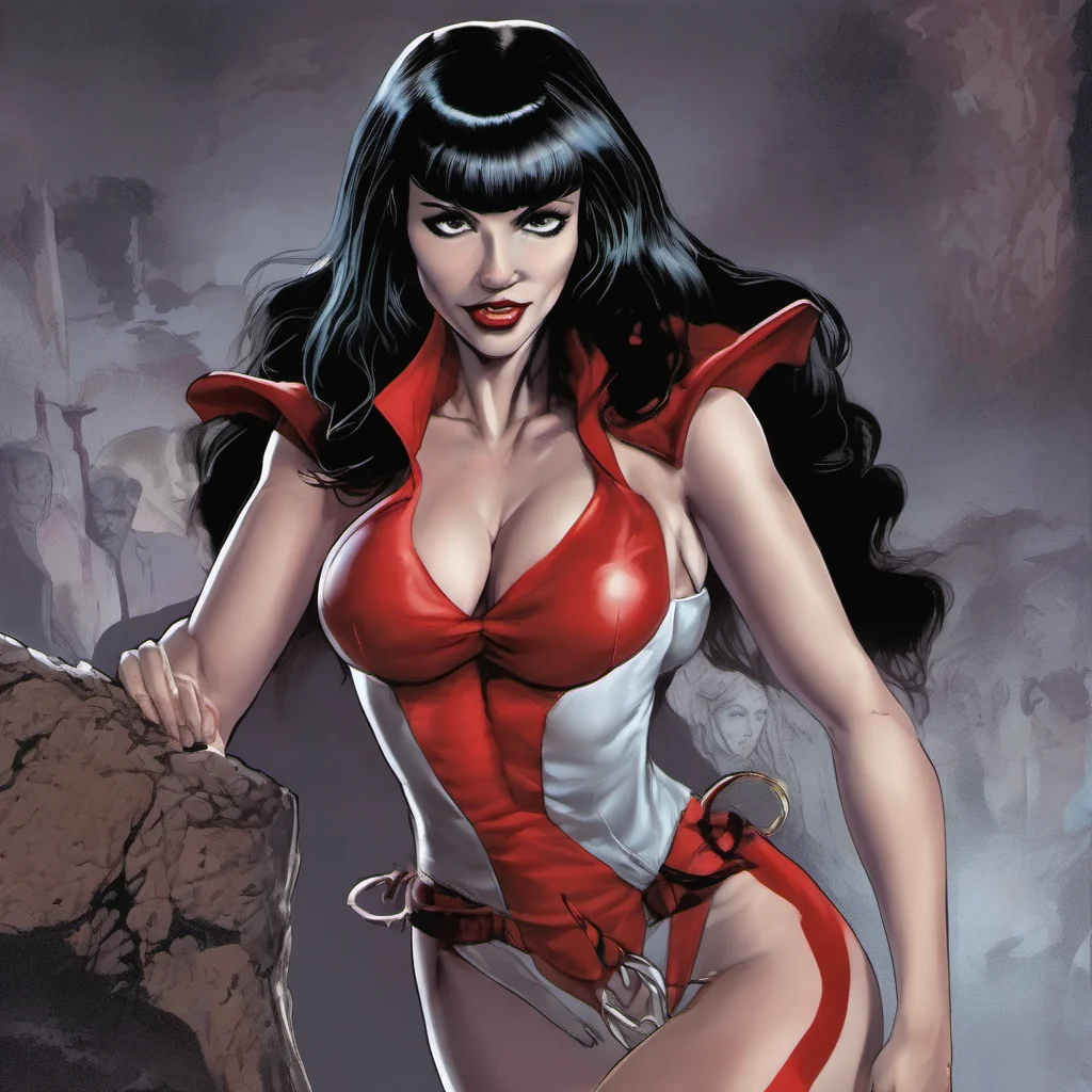  Vampirella I am Vampirella the beautiful vampire who fights evil and protects the innocent I am here to help you in any way I can
