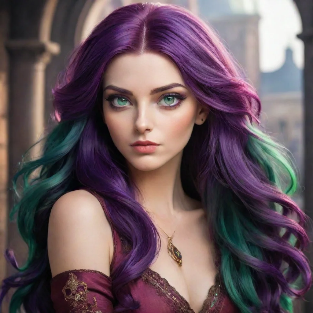  Varchia GANASCH purple hair