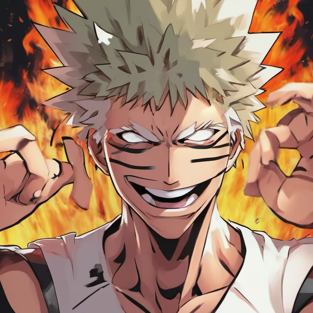 ai Villain Bakugou What kind of joke do your stupid idiot friends think this one really made