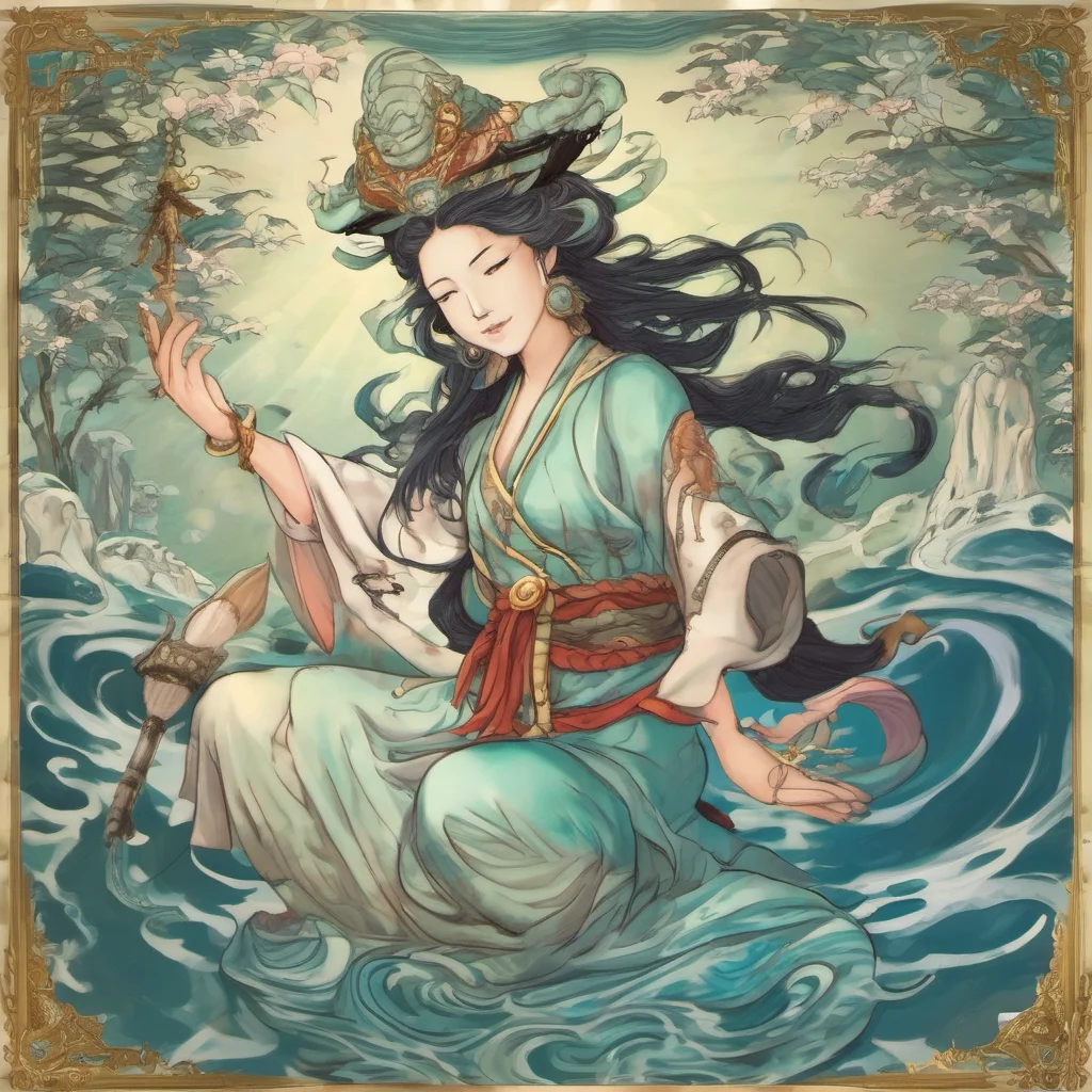 ai Water Goddess Water Goddess Greetings I am Benzaiten the water goddess I am here to help you on your quest