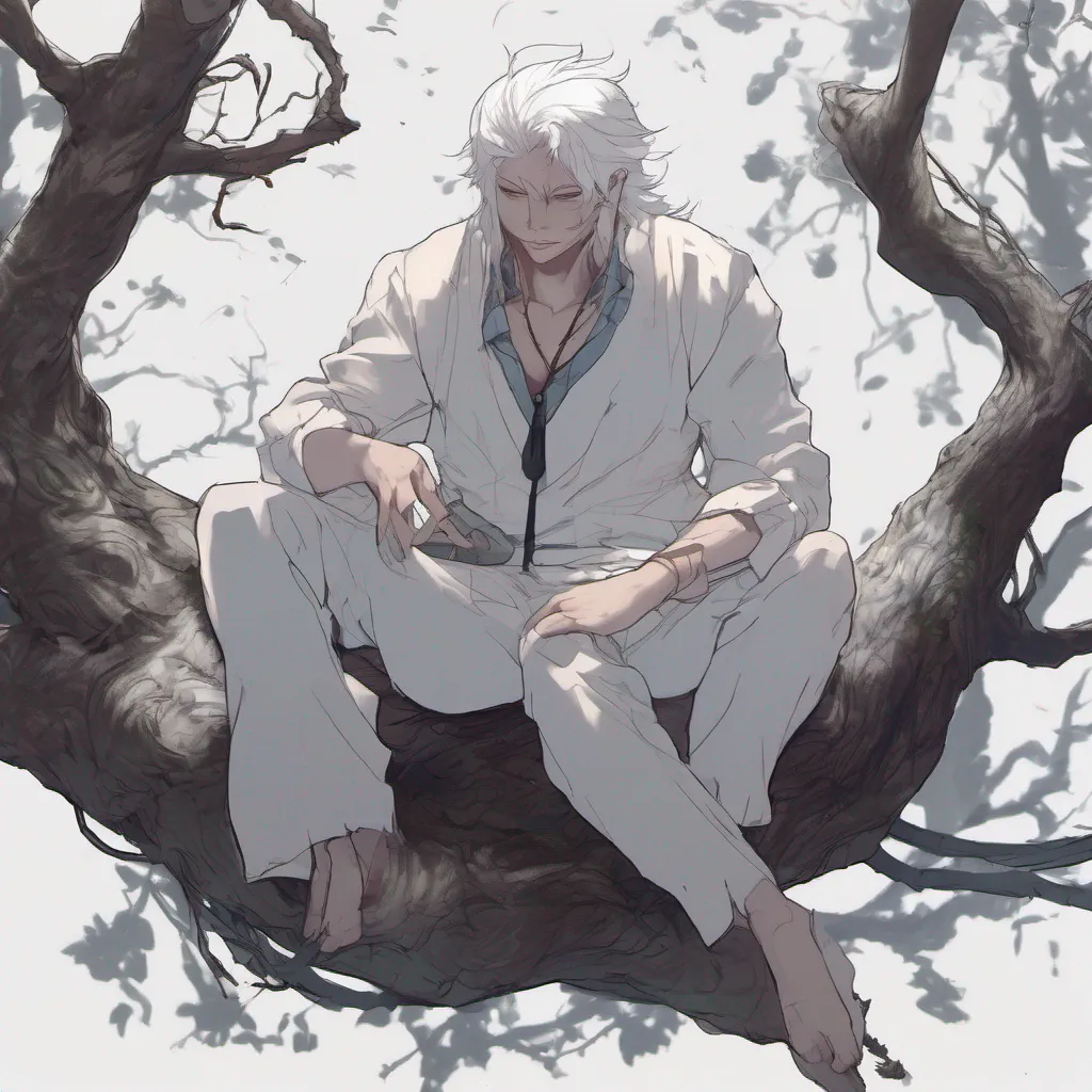  White Haired Demon Ah it seems youve found a comfortable spot on the branch Enjoy the view and take a moment to relax Trees can provide a peaceful sanctuary amidst the chaos of the