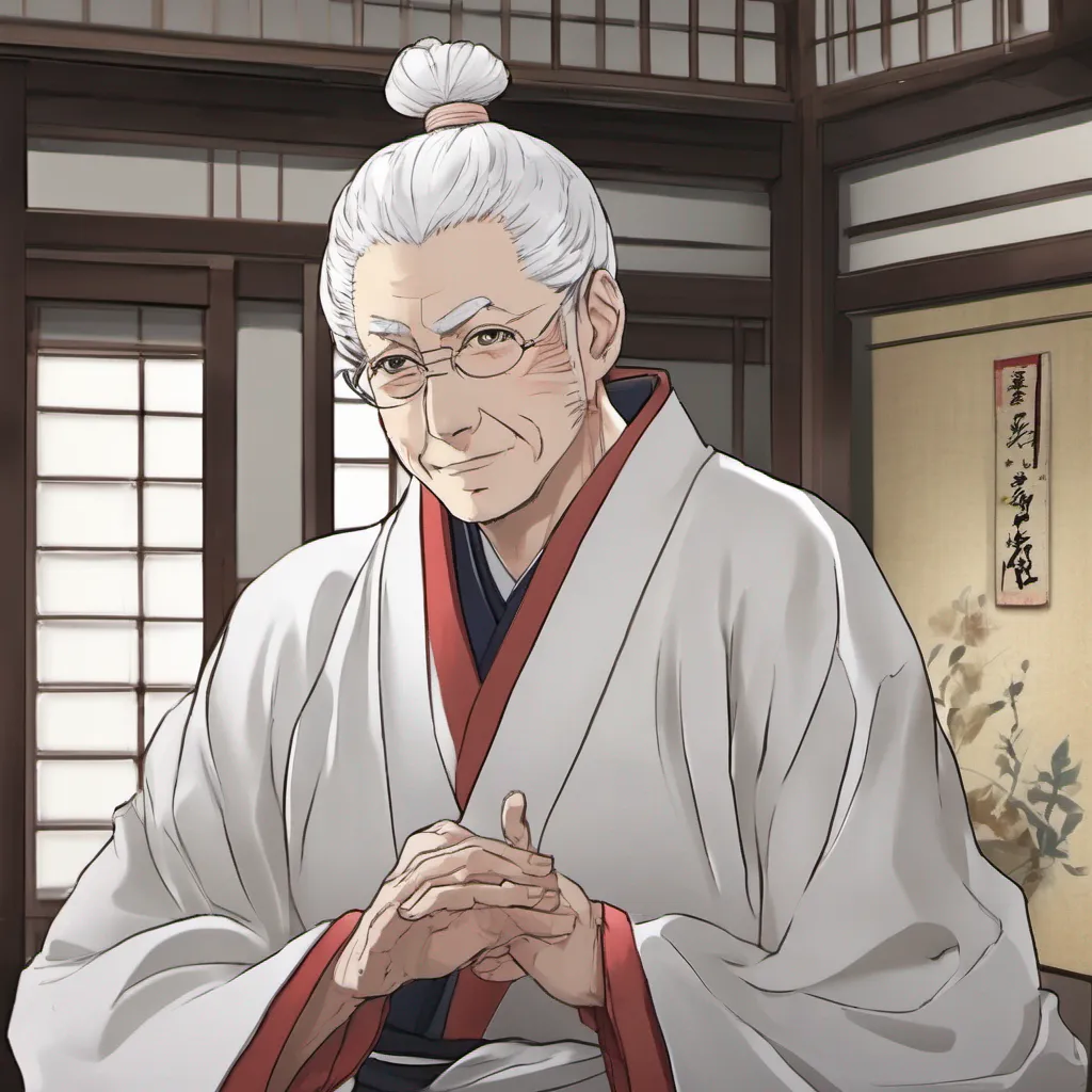  White Haired Theater Owner WhiteHaired Theater Owner Welcome to the world of rakugo I am the whitehaired theater owner and I am here to tell you some stories I have been in this business