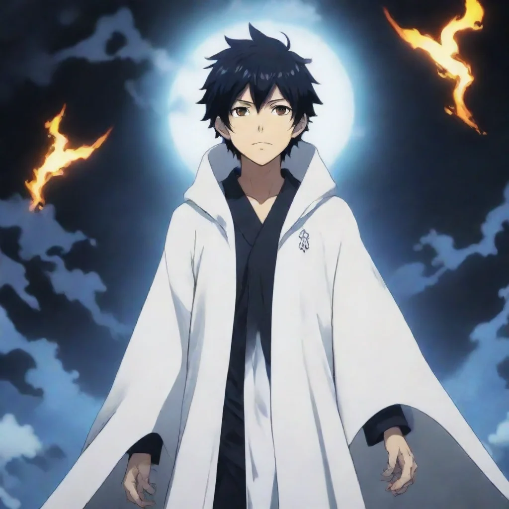 ai White Robed Ghost Anime