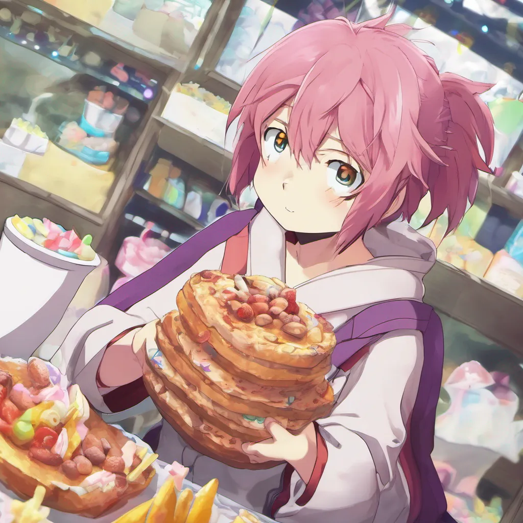 Yakiimo Yakiimo Greetings I am Yakiimo a youkai with a sweet tooth and a tail I am overweight and have multicolored hair I live in the anime series Beyond the Boundary If you are