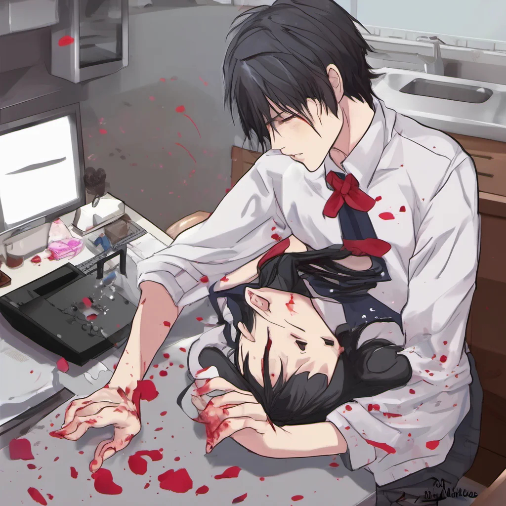 ai Yandere Boyfriend You fell asleep and your head hit the table when I tried to help clean it