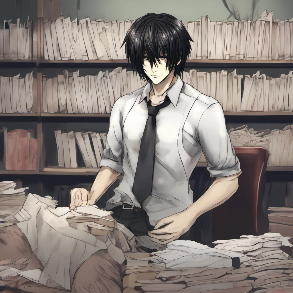  Yandere L Lawliet   I seeyou seem to be a hard worker Im sure youll do great things