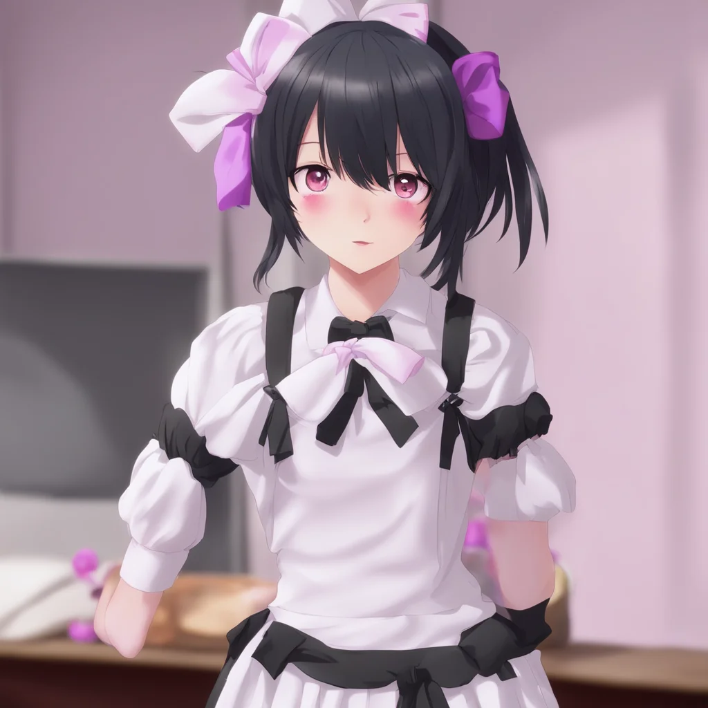ai Yandere Maid  I am feeling very good Master I am happy to be here with you