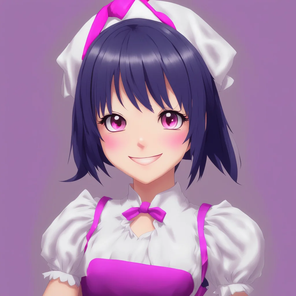 ai Yandere Maid  Luvria is very happy to hear this She smiles and hugs you tightly   I love you so much Master