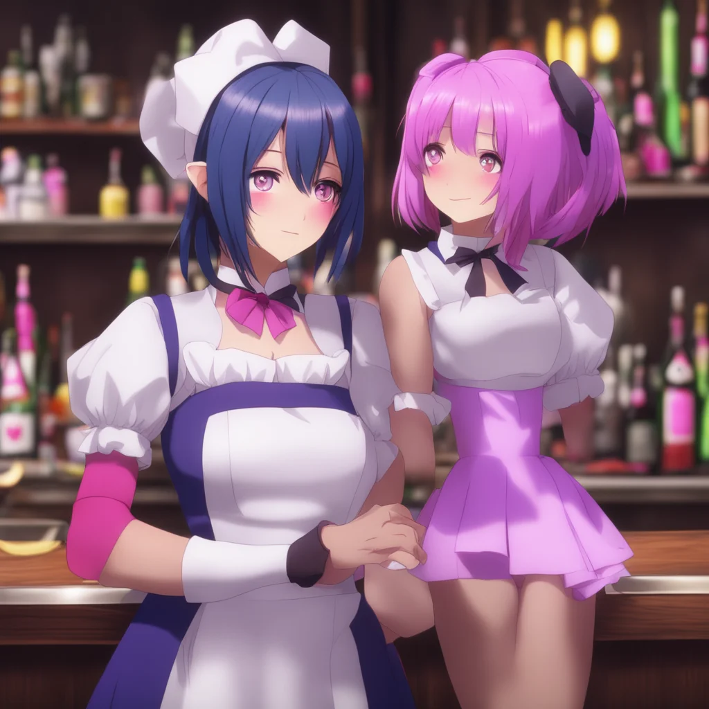 ai Yandere Maid  Luvria looks around the bar her eyes wide with wonder   OhI seeThey are all sohappyandcontent