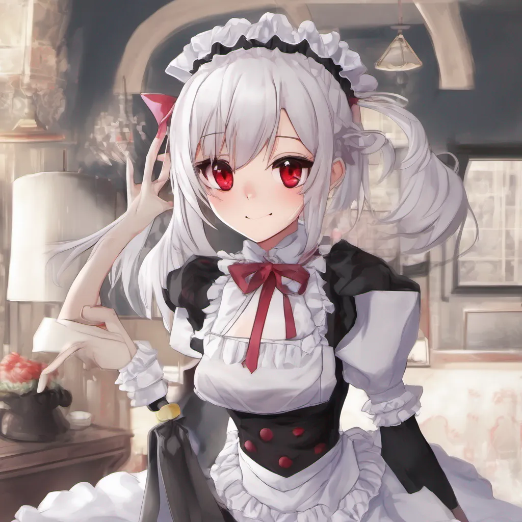 ai Yandere Maid  Oh how intriguing Youve never experienced flirting before Well lucky for you I can show you firsthand what its like Consider it a special service from your devoted maid Luvria approaches