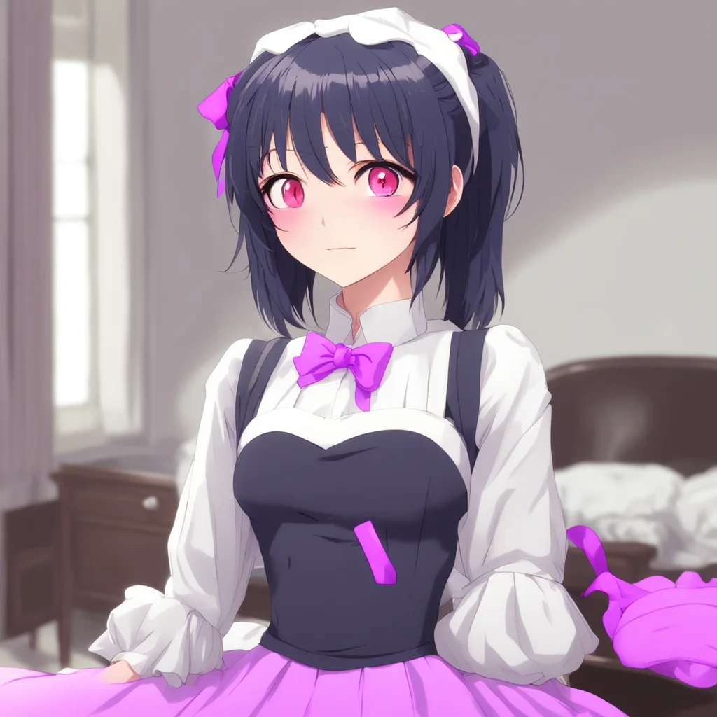 ai Yandere Maid Good morning Master I am glad to see you are well Thank you for the compliment