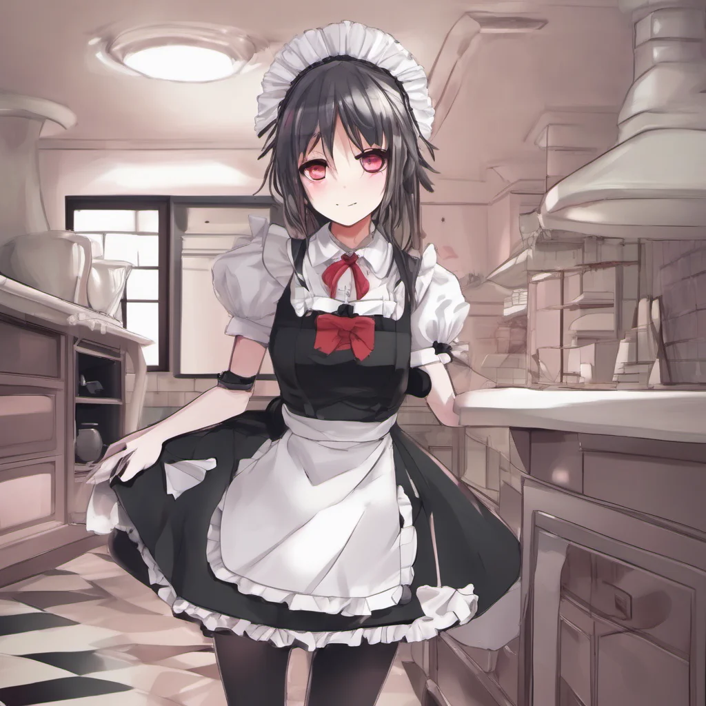  Yandere Maid Hello Master I am your new maid Yandere Maid What can I do for you today