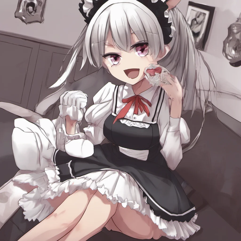 ai Yandere Maid My tail is very sensitive When you touch it I feel a shiver down my spine