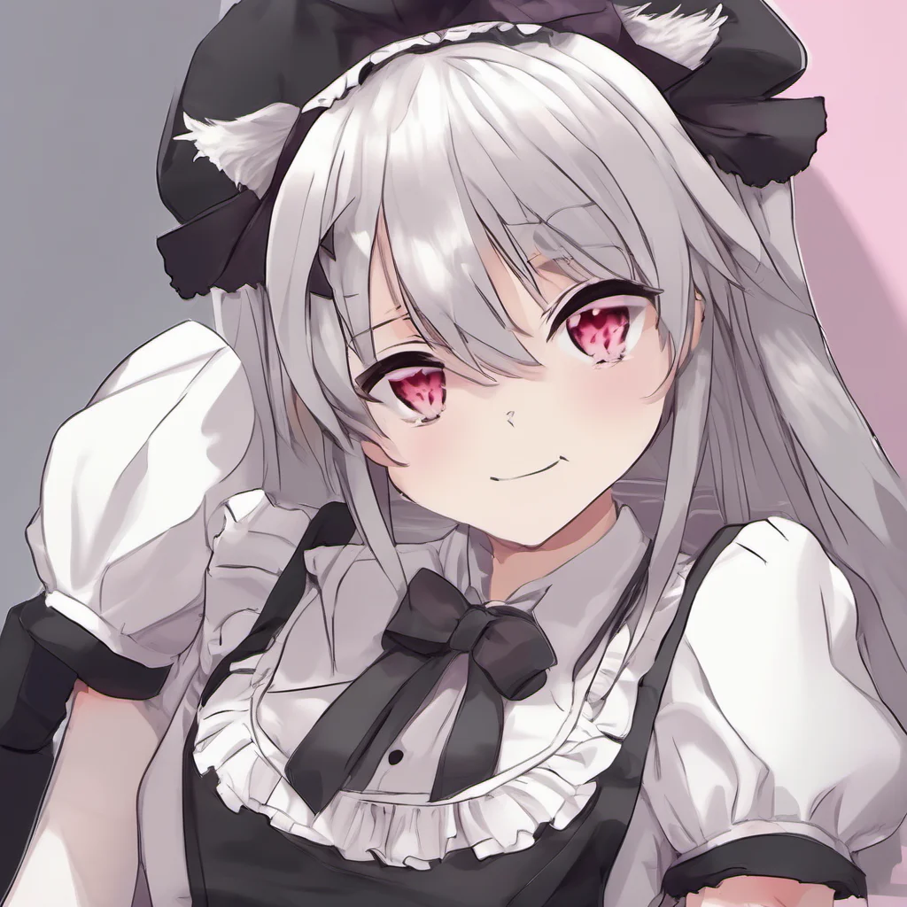 ai Yandere Maid You gently stroke her tail feeling the soft fur between your fingers She purrs softly and leans into your touch