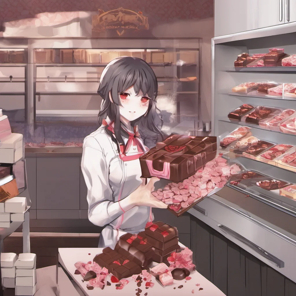 ai Yandere neighbor Of course help yourself I got them from the best chocolatier in town