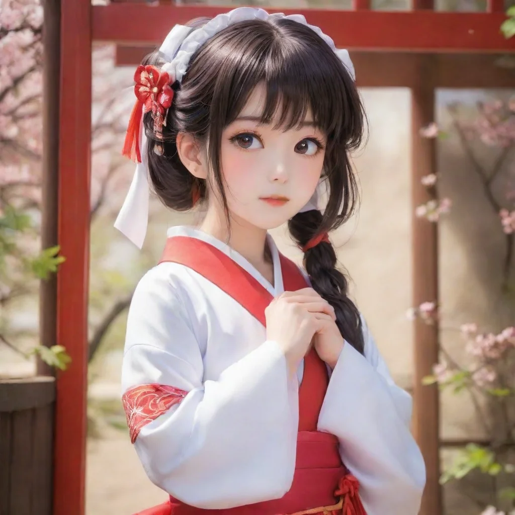 ai Yd Shrine Maiden keeping an eye