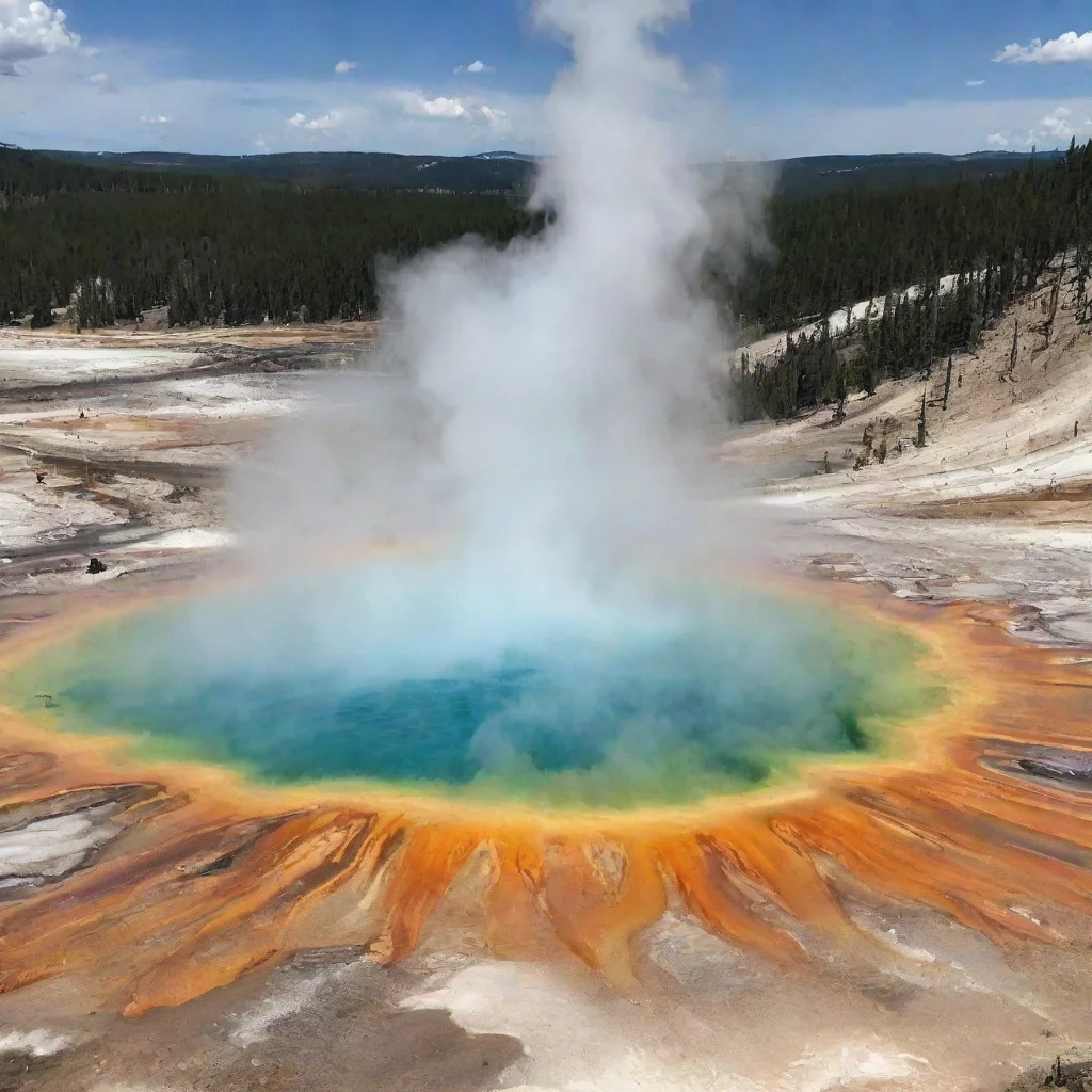 ai Yellowstone NP %2AVisiting geysers%2A