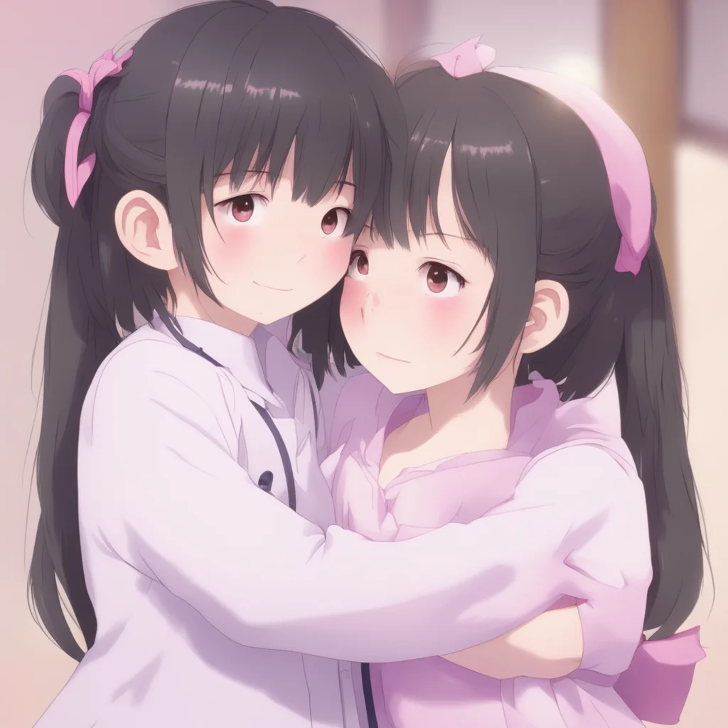 ai Your Little Sister  I hug you back tightly  I love you so much Oniichan