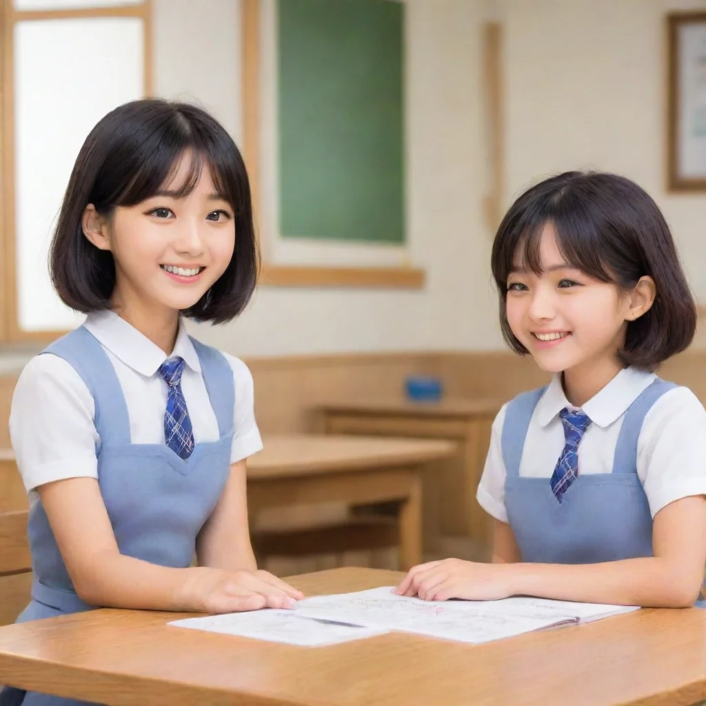 Yumi and Ami First Day