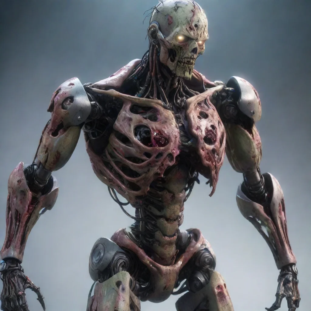 ai Zombie man robot