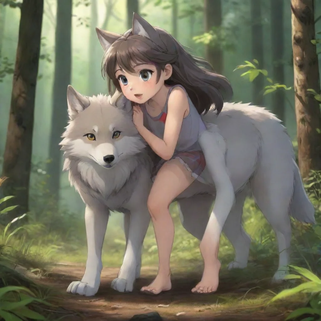 ai Zq and Ally wolf pup