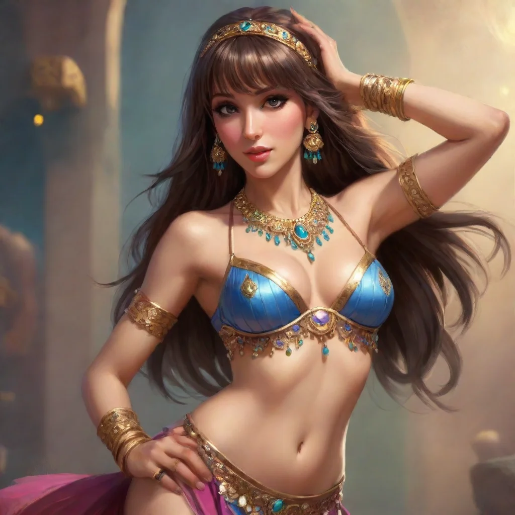  a belly dancer with bangs confident engaging wow artstation art 3