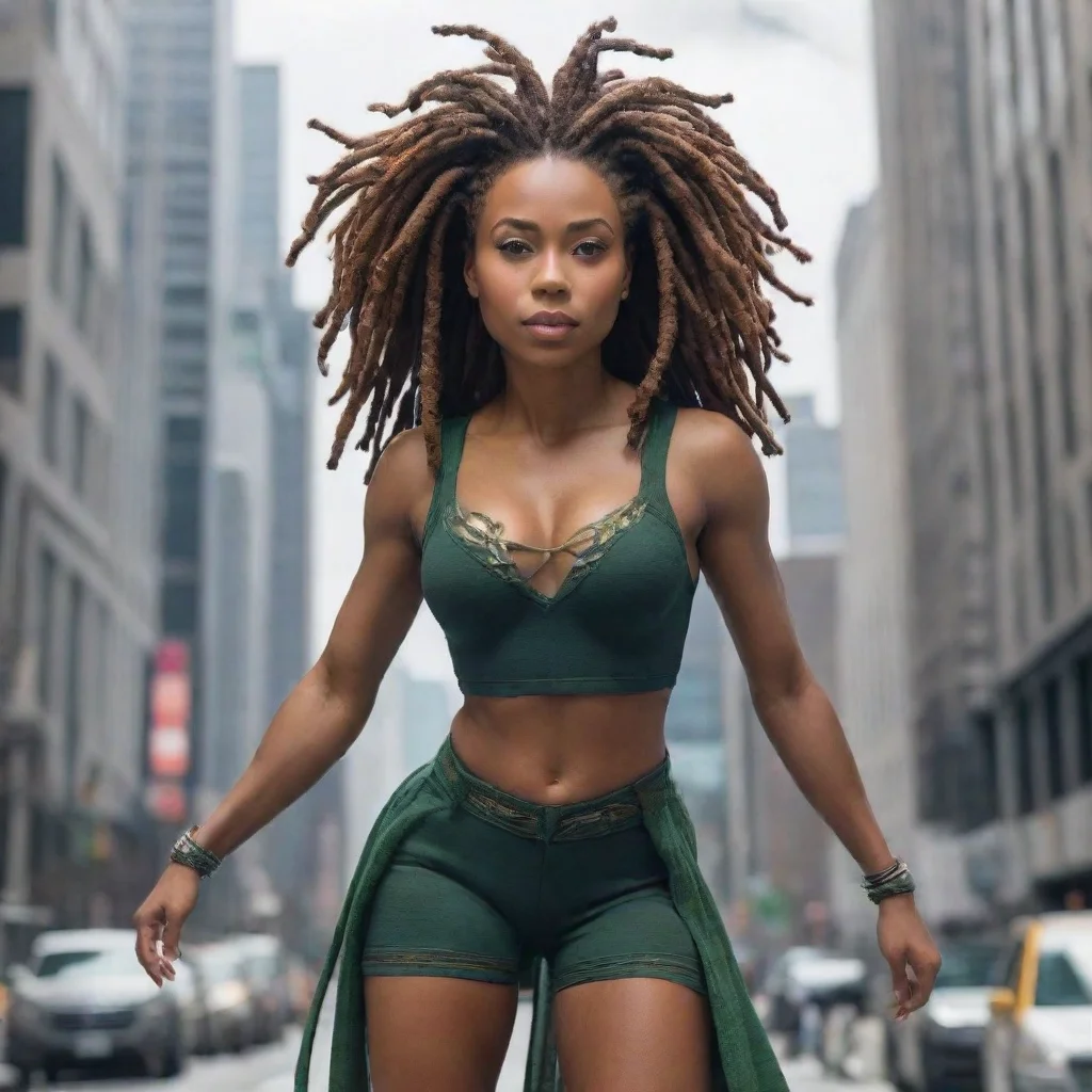  a black woman with locs superhero who can levitategood looking trending fantastic 1