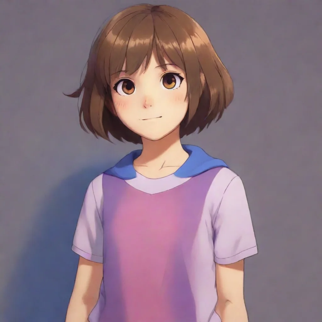 ai a boy transforms into frisk from undertale as a girl anime
