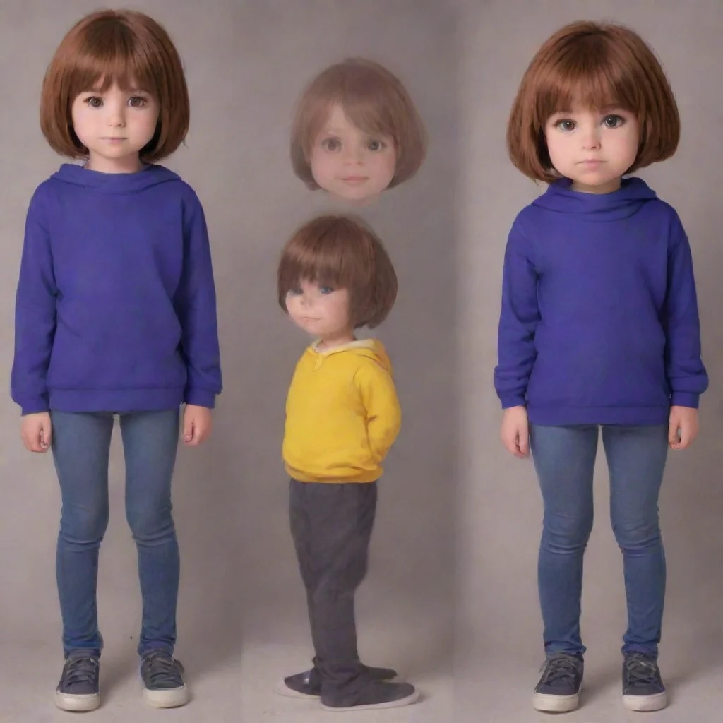 ai a boy transforms into frisk from undertale as a girl