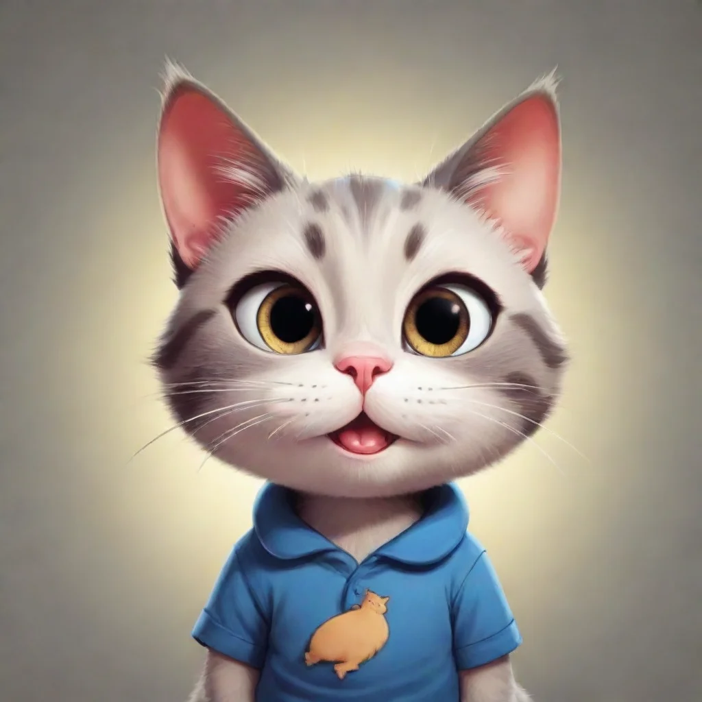 ai a cartoon cat amazing awesome portrait 2